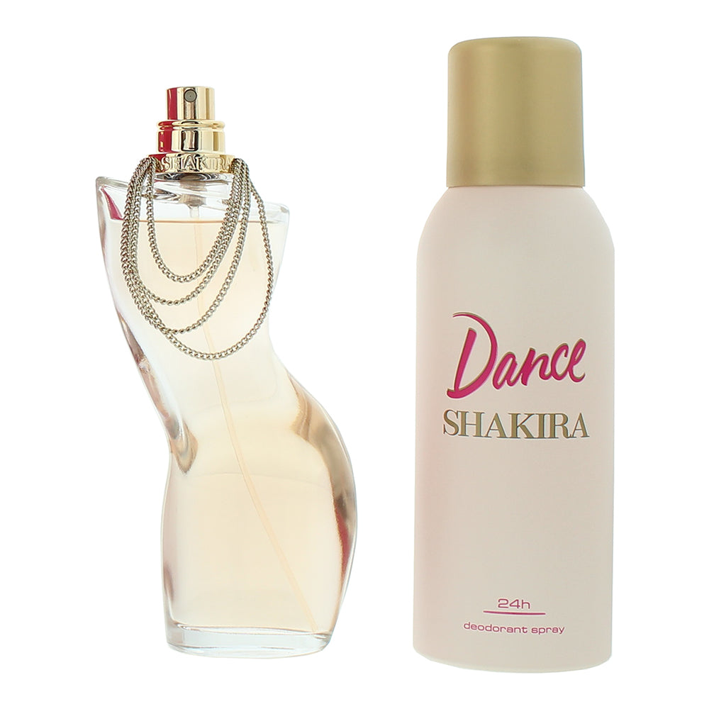 Shakira Dance 2 Piece Gift Set: Eau de Toilette 80ml - Deodorant Spray 150ml - Product