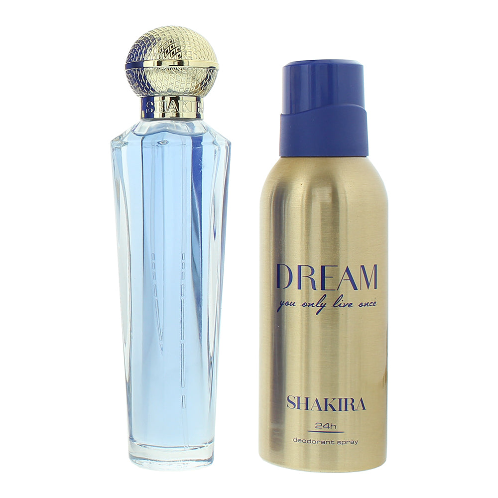 Shakira Dream You Only Live Once 2 Piece Gift Set: Eau de Toilette 80ml - Deodor - Product