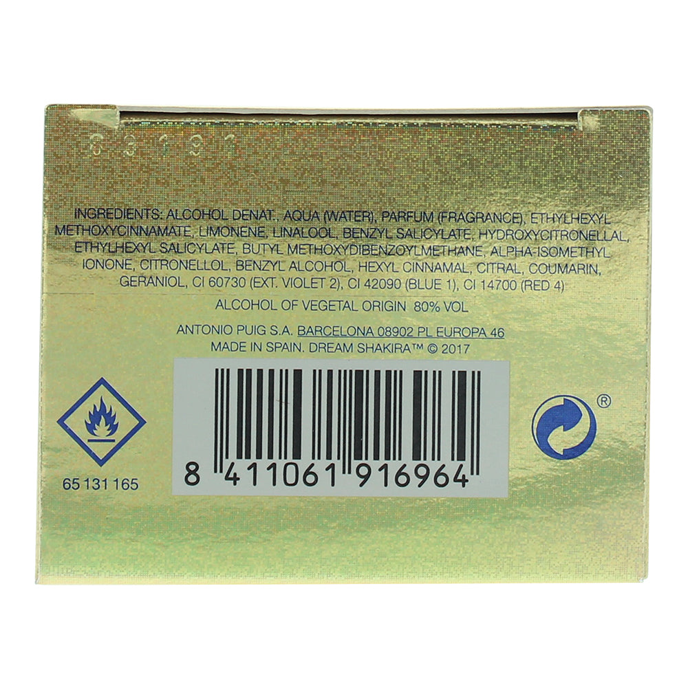 Shakira Dream You Only Live Once Eau de Toilette 50ml