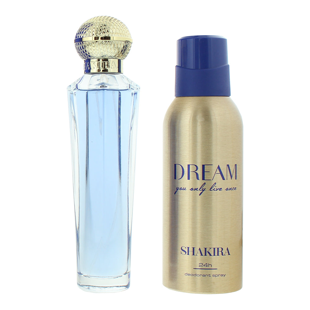 Shakira Dream You Only Live Once 2 Piece Gift Set: Eau de Toilette 80ml - Deodor - Product