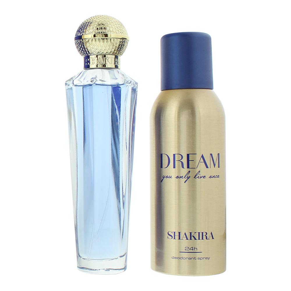 Shakira Dream You Only Live Once 2 Piece Gift Set: Eau de Toilette 80ml - Deodor - Product