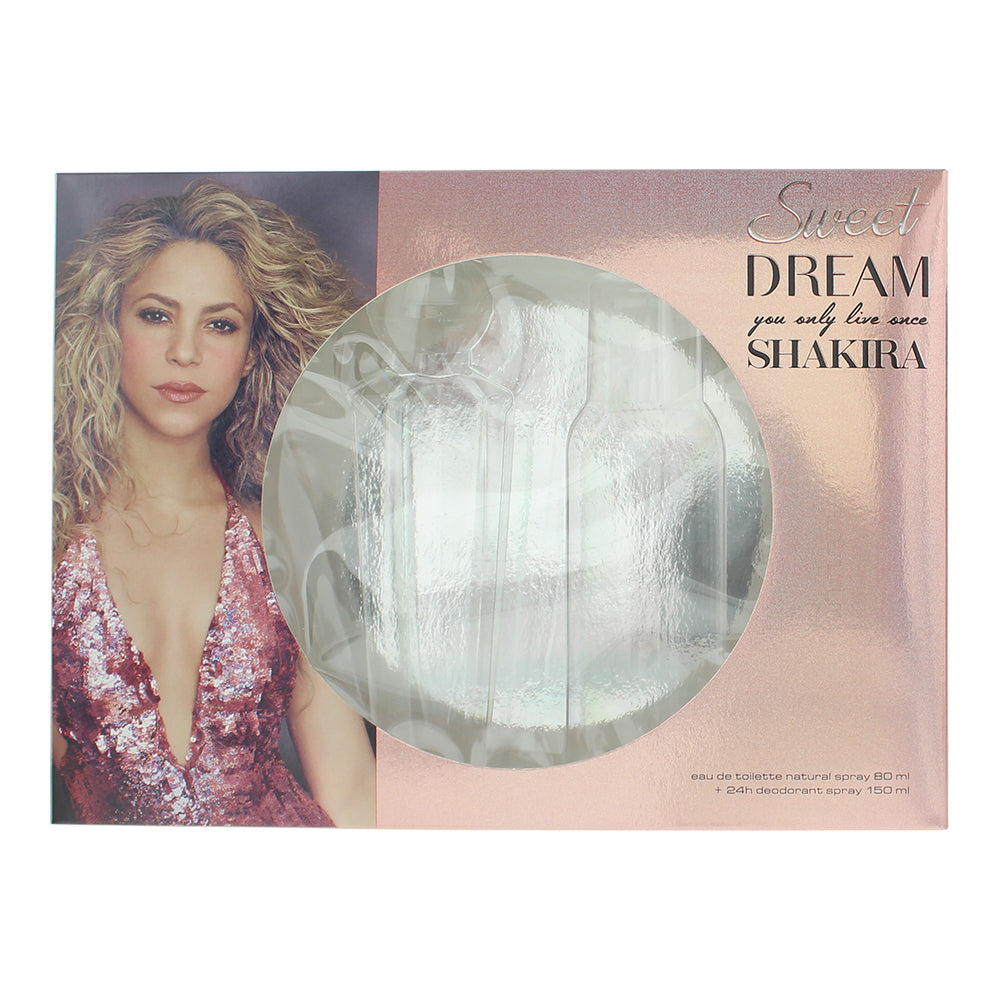 Shakira Sweet Dream You Only Live Once 2 Piece Gift Set: Eau de Toilette 80ml -  - Box