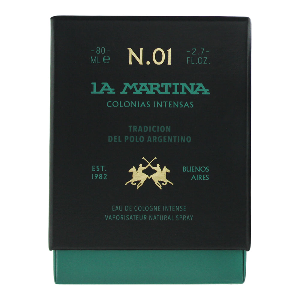 La Martina Alpha Woods Intense Eau de Cologne 80ml - Box