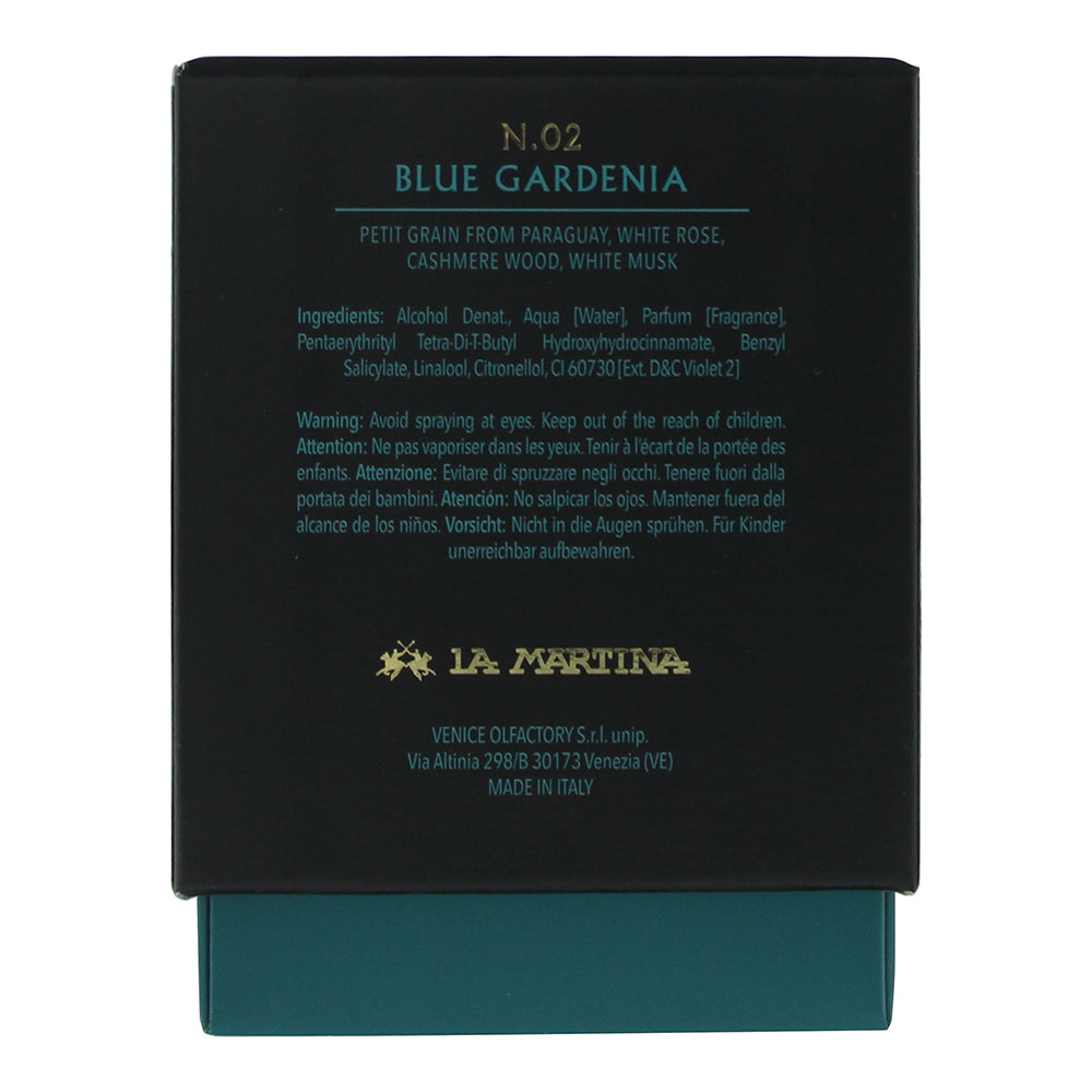 La Martina Blue Gardenia Intense Eau de Cologne 40ml