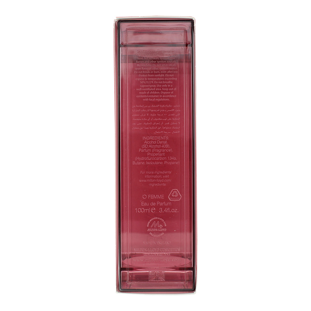 Milton Lloyd Colour Me Dark Red Eau de Parfum 100ml