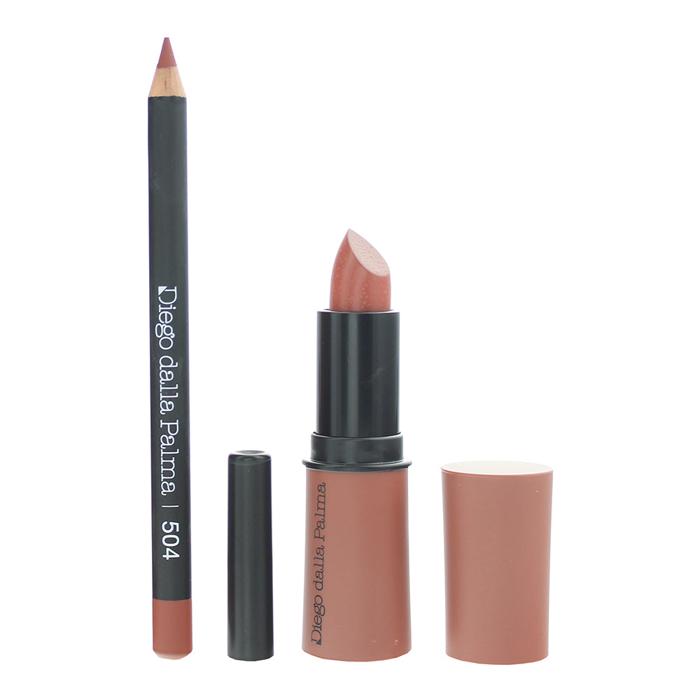 Diego Dalla Palma Lip Contour Kit Gianduja 504 2 Piece Gift Set: Lipstick 4ml -  - Product