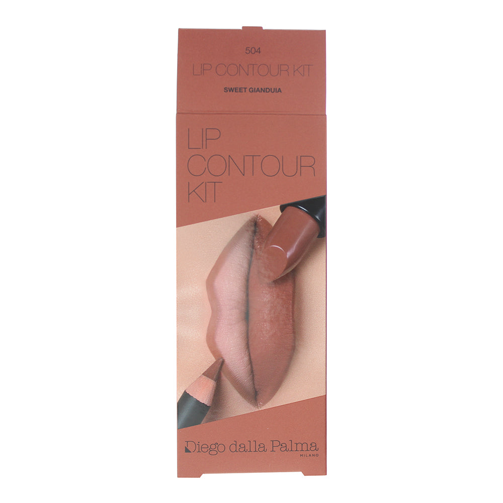 Diego Dalla Palma Lip Contour Kit Gianduja 504 2 Piece Gift Set: Lipstick 4ml -  - Box