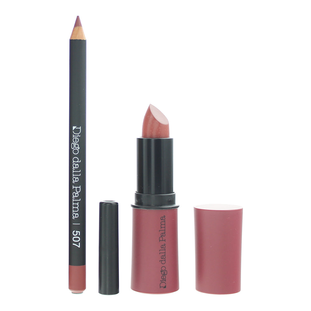Diego Dalla Palma Lip Contour Kit Marsala 507 2 Piece Gift Set: Lipstick 4g - Li - Product