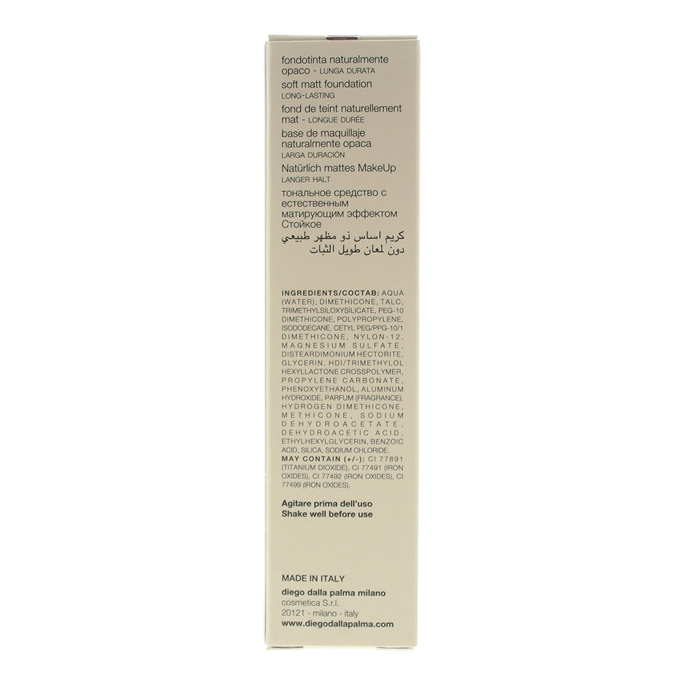 Diego Dalla Palma Nudissimo Soft Matt Golden Bronze 249W Foundation 30ml