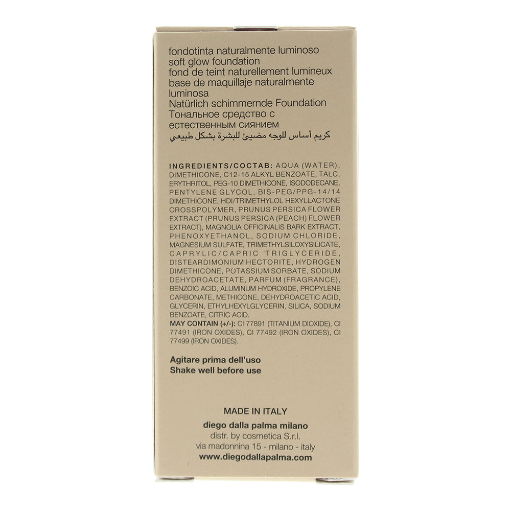 Diego Dalla Palma Nudissimo Soft Glow Honey Beige 257W Foundation 30ml