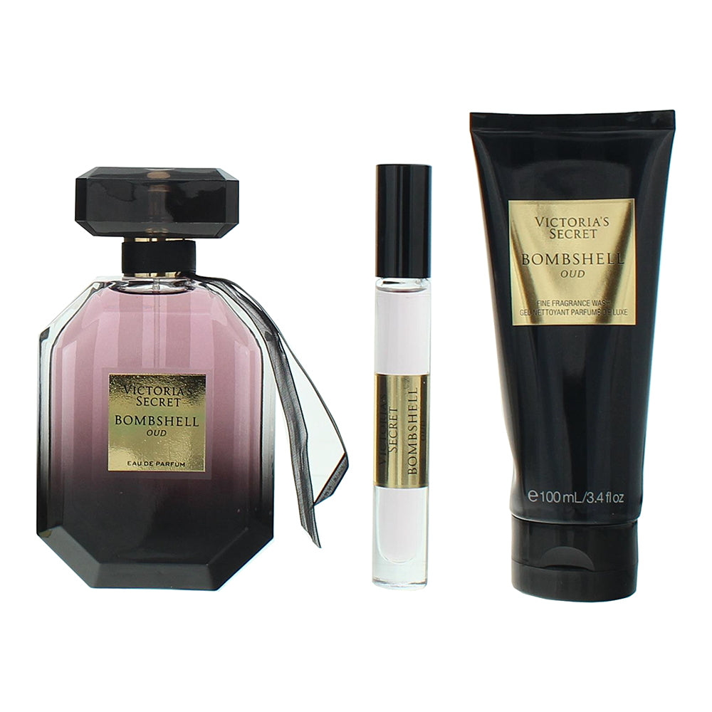 Victoria's Secret Bombshell Oud 5 Piece Gift Set: Eau de Parfum 100ml - Eau de P - Product
