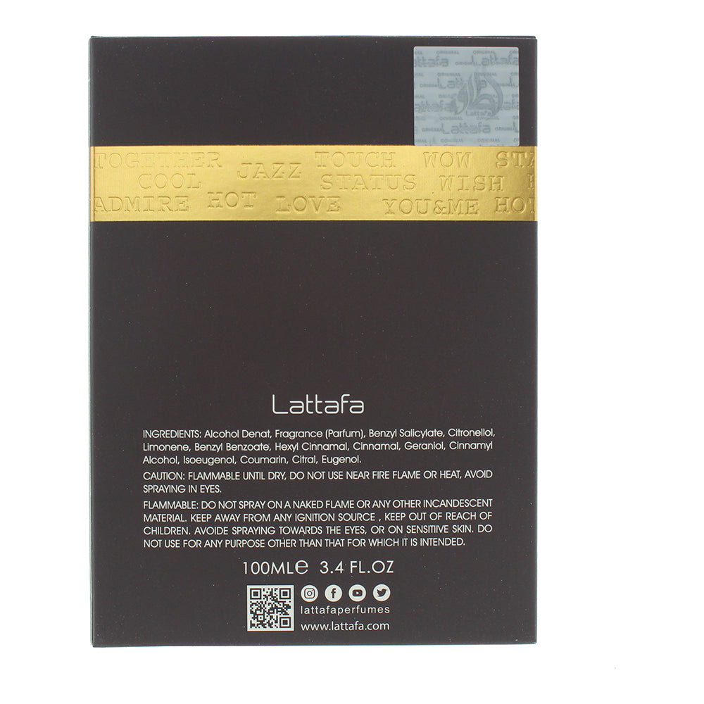 Lattafa Ramz Lattafa Gold Eau de Parfum 100ml - Ingredients