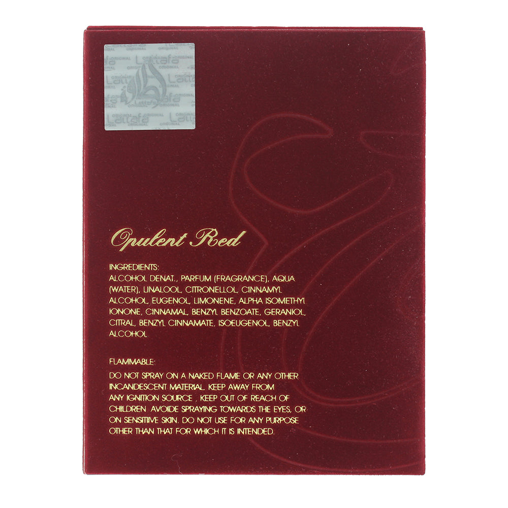 Lattafa Opulent Red Eau de Parfum 100ml