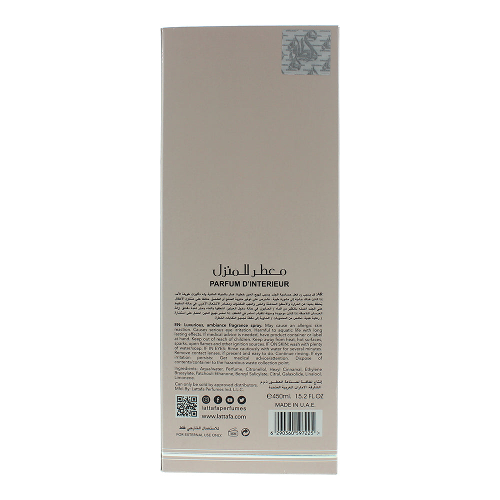 Lattafa Mohra Silky Rose Room Spray 450ml