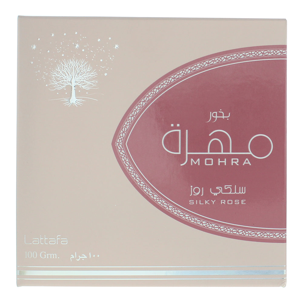 Lattafa Mohra Silk Rose Bukhoor Incense 100g - Box