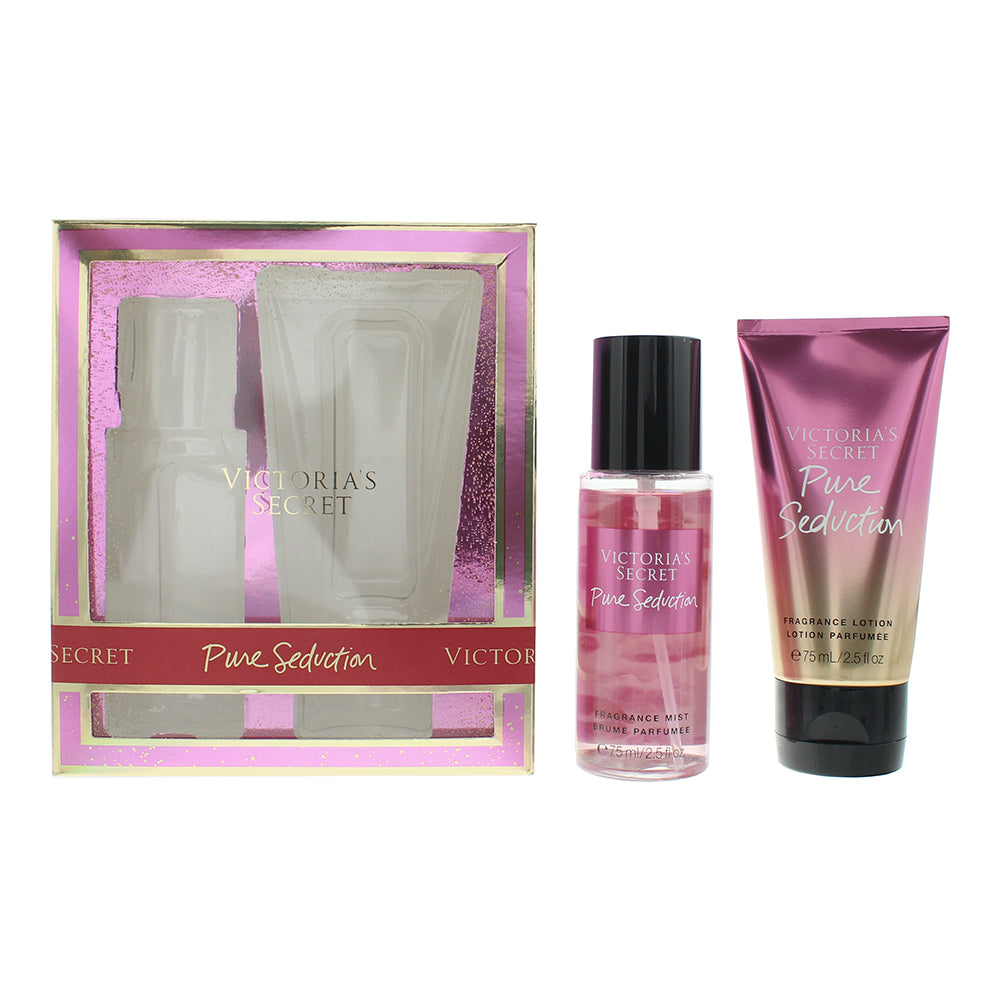 Victoria's Secret Pure Seduction 2 Piece Gift Set: Fragrance Mist 75ml - Fragran