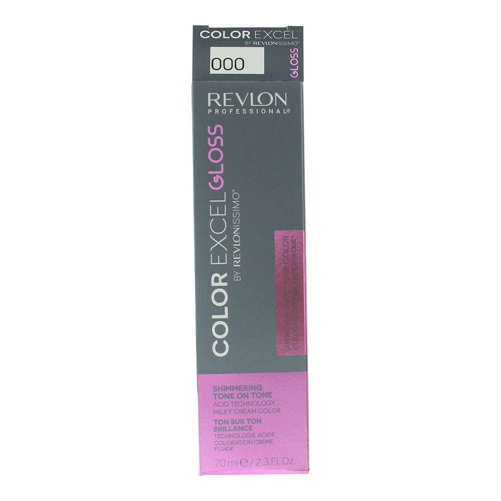 Revlon Color Excel Gloss 000 Clear Hair Colour 70ml - Box