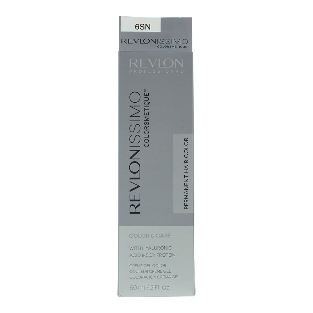 Revlon Revlonissimo Colorsmetique 6SN Dark Blonde Hair Colour 60ml - Box