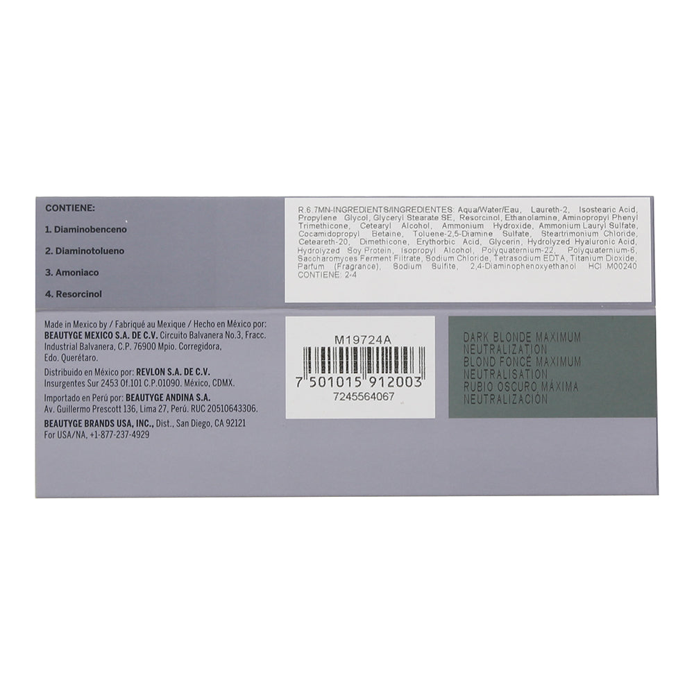 Revlon Revlonissimo Colorsmetique 6.7 MN Hair Colour 60ml - Ingredients