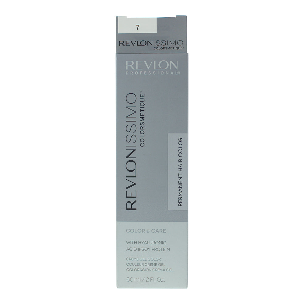 Revlon Revlonissimo Colorsmetique 7 Medium Blonde Hair Colour 60ml - Box