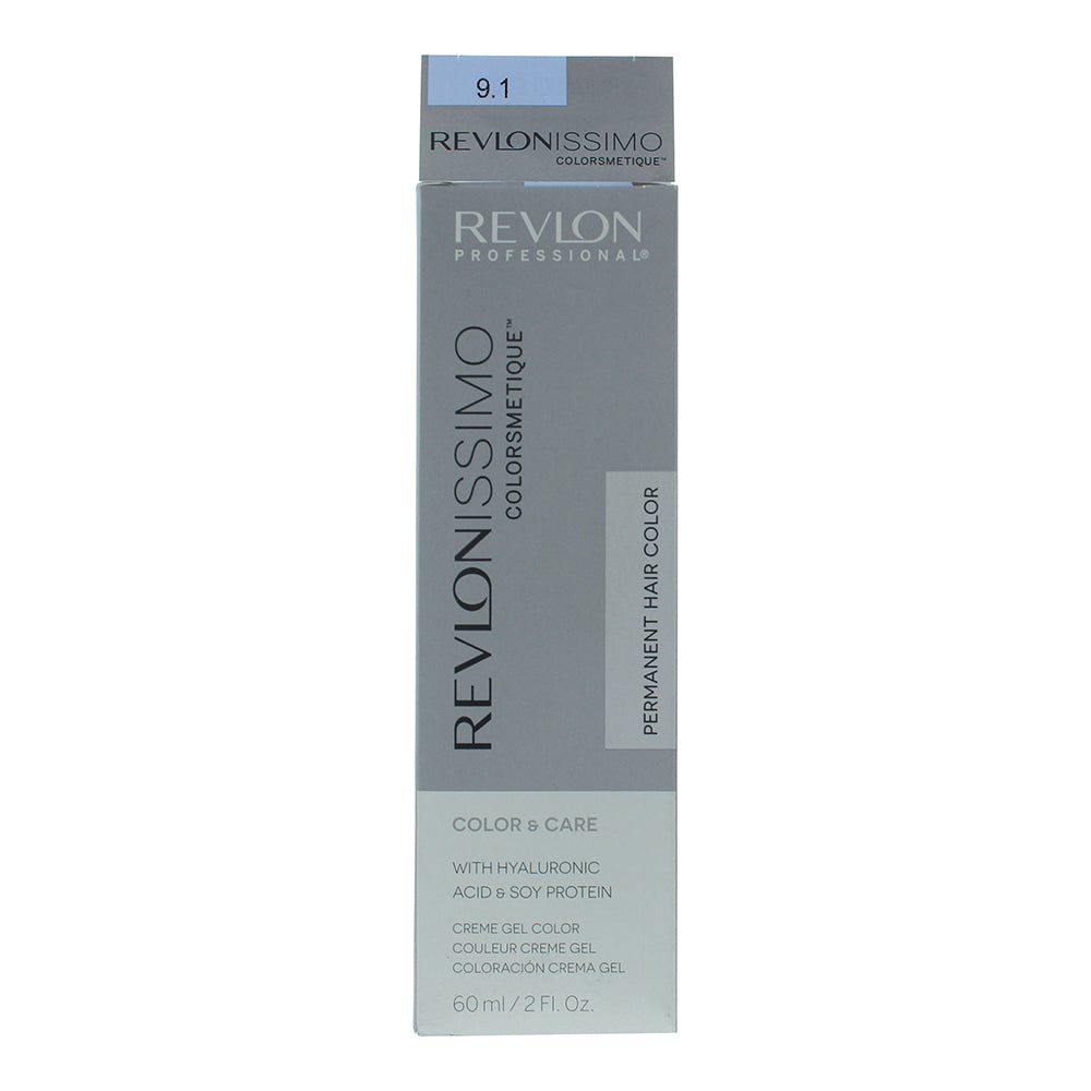 Revlon Revlonissimo Colorsmetique 9.1 Very Light Ash Blonde Hair Colour 60ml - Box