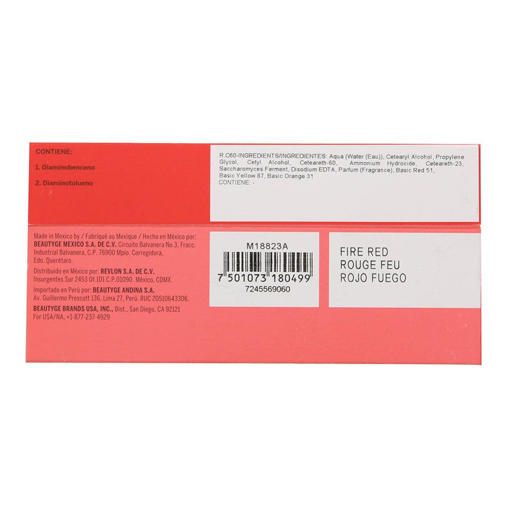 Revlon Revlonissimo Cromatics C60 Fire Red Hair Colour 60ml
