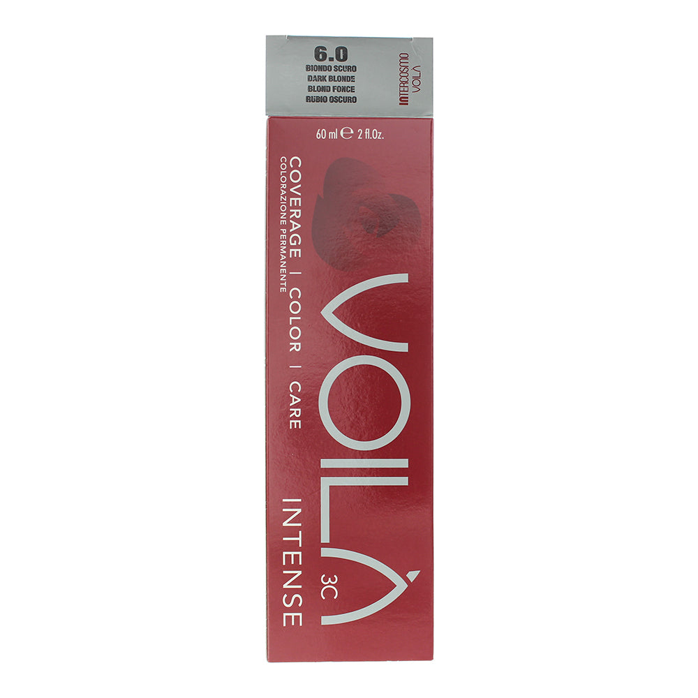 Intercosmo Voilà 3C Intense 6.0 Dark Blonde Hair Colour 60ml - Box