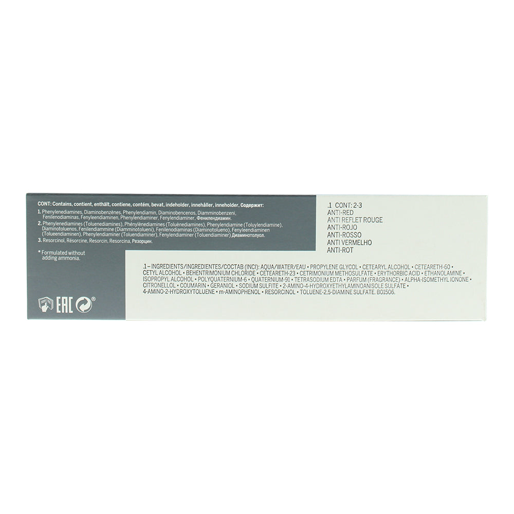 Revlon Color Excel Gloss .1 Anti-Red Hair Colour 70ml - Ingredients