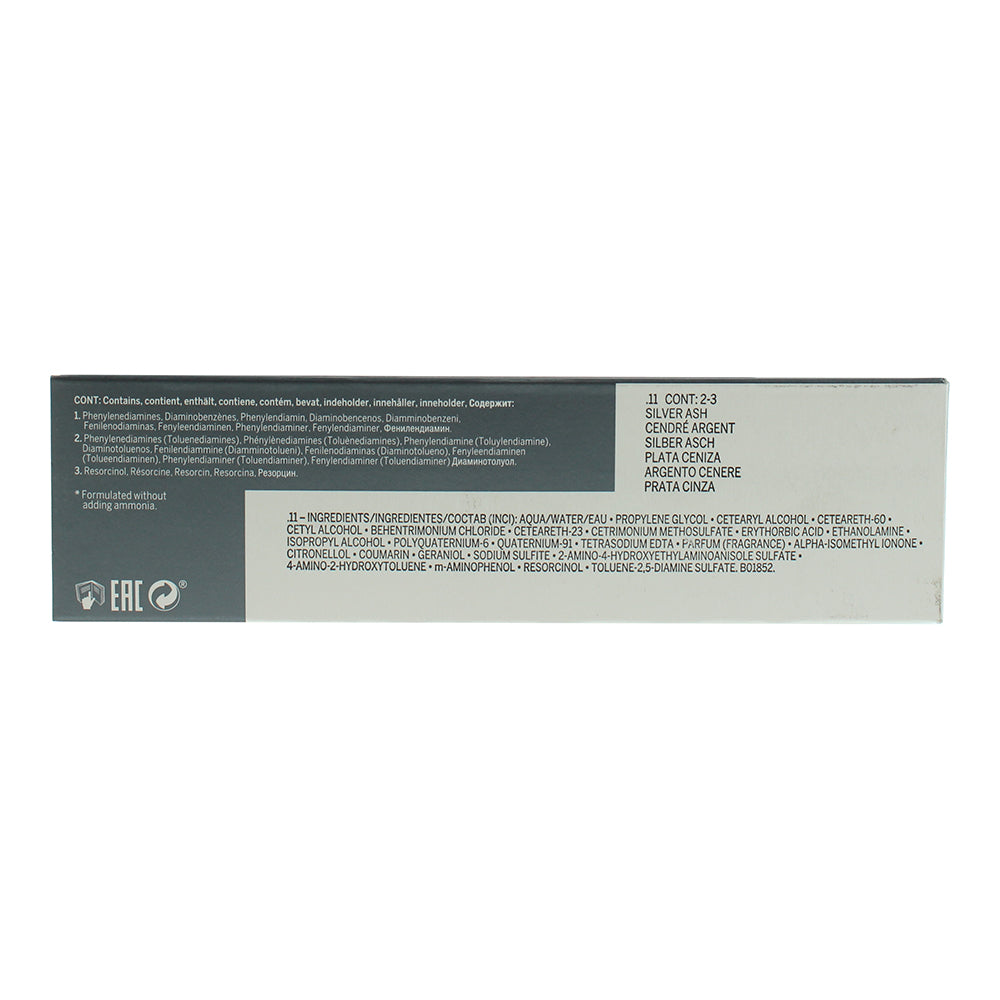 Revlon Revlonissimo Colorsmetique Color Excel Gloss .11 Silver Ash Hair Colour 7