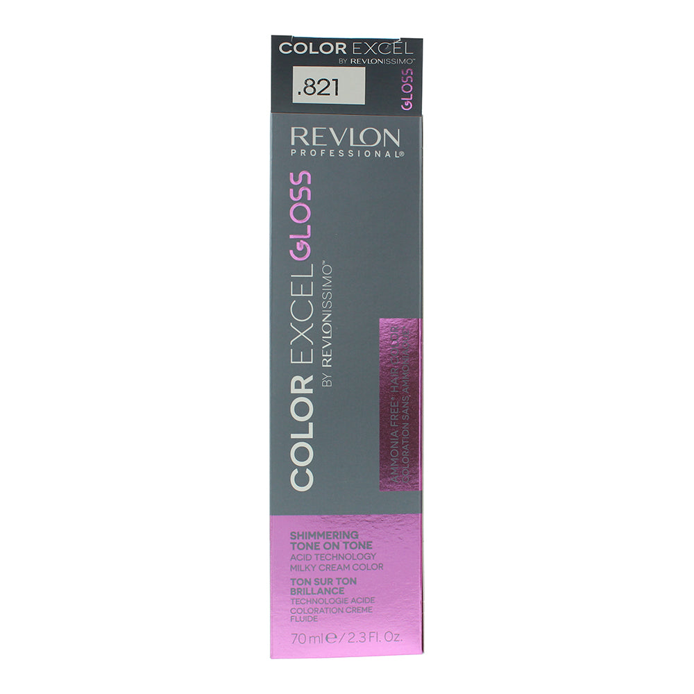 Revlon Color Excel Gloss .821 Mushroom Hair Colour 70ml - Box
