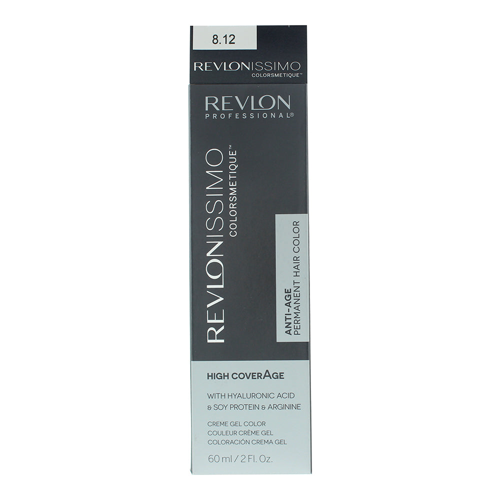Revlon Revlonissimo Colorsmetique 8.12 Light Frosty Blonde Hair Colour 60ml - Box