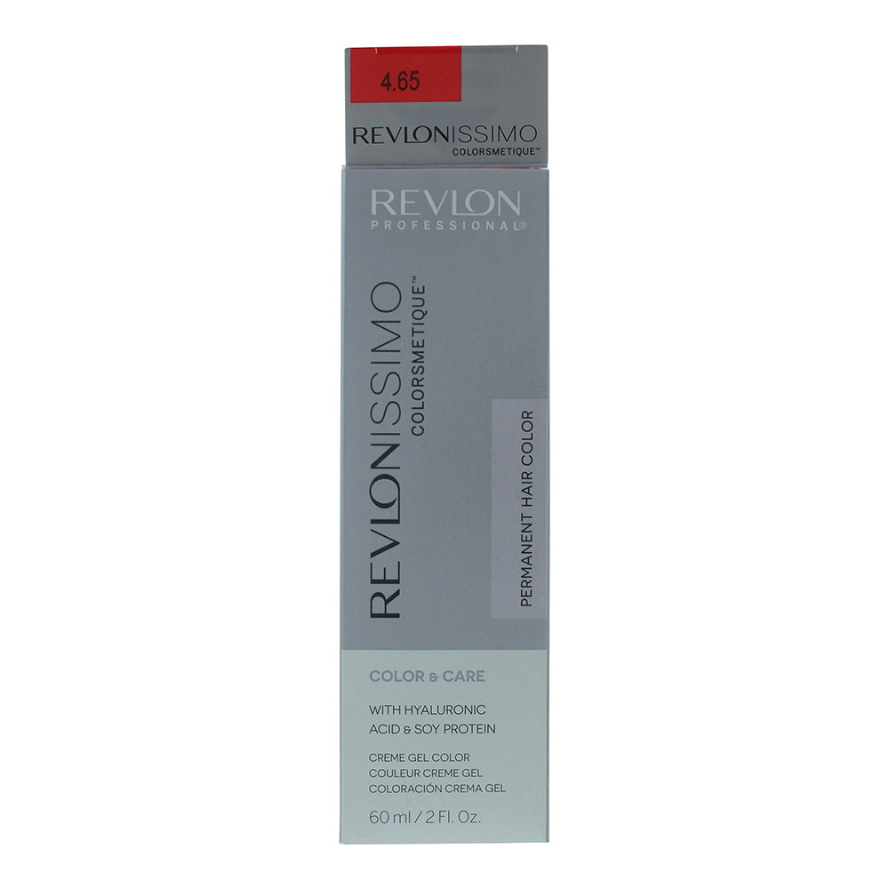 Revlon Revlonissimo Colorsmetique 4.65 Medium Mahogany Red Brown Hair Colour 60m - Box