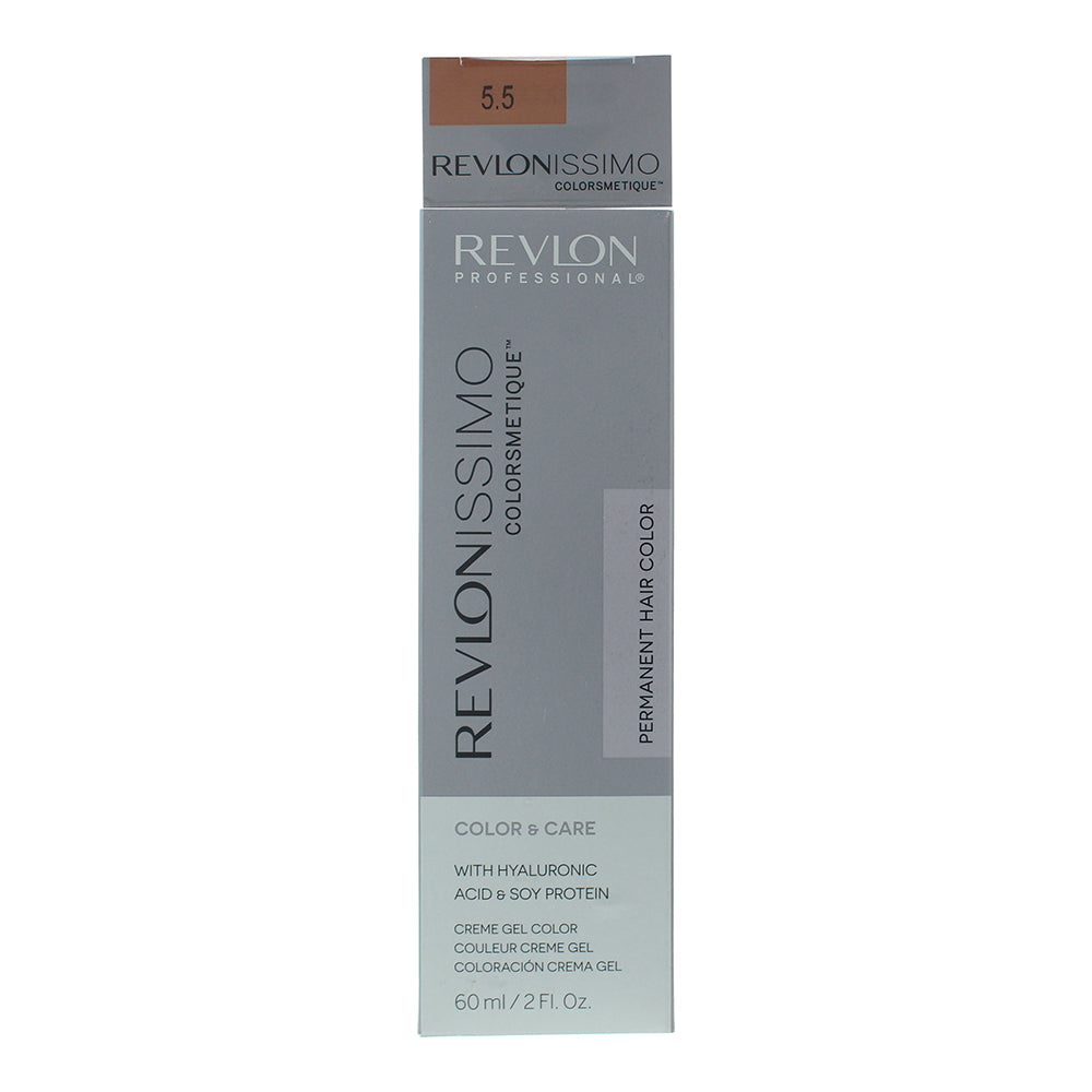 Revlon Revlonissimo Colorsmetique 5.5 Light Mahogany Brown Hair Colour 60ml - Box