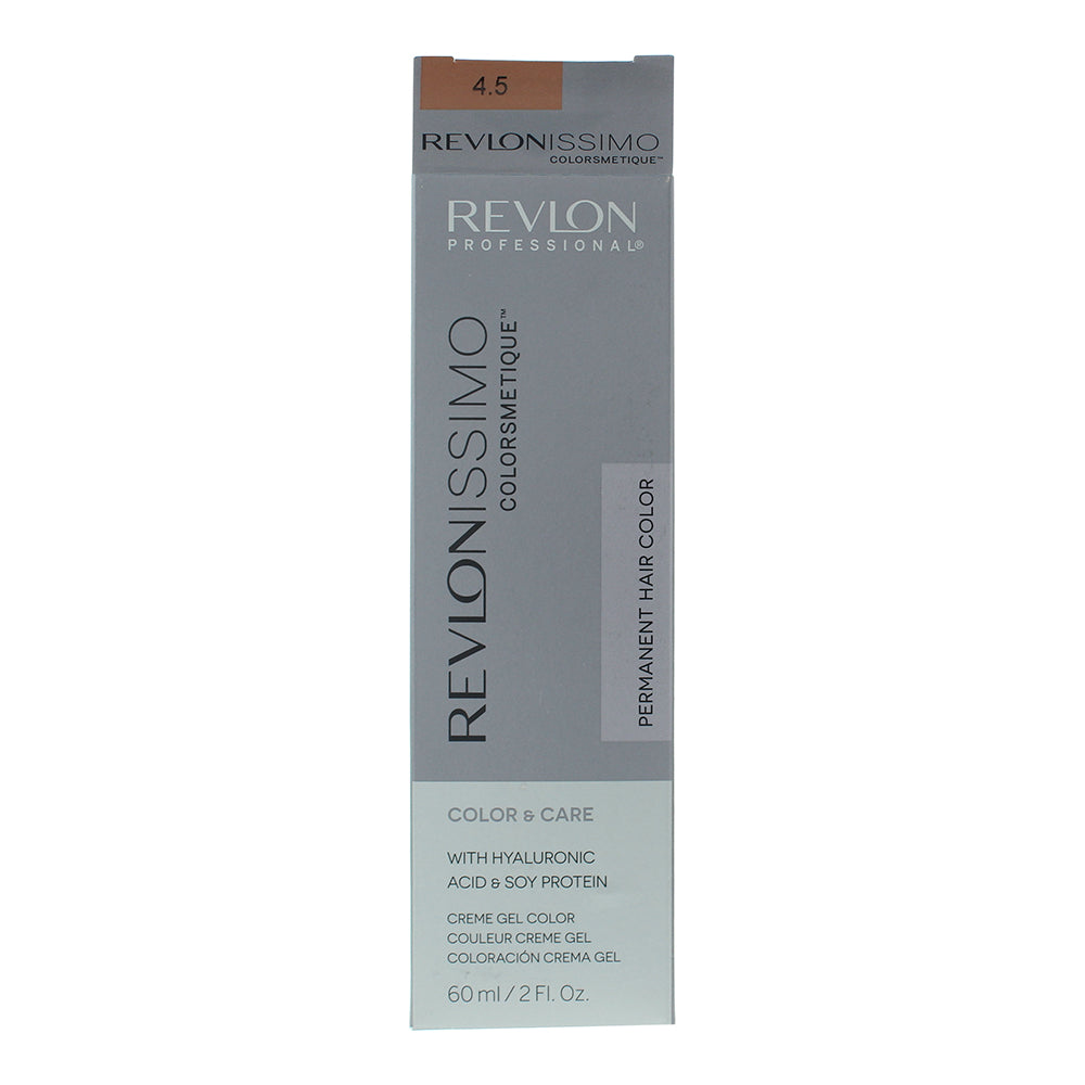 Revlon Revlonissimo Colorsmetique 4.5 Medium Mahogany Brown Hair Colour 60ml - Box