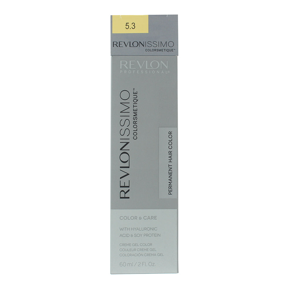 Revlon Revlonissimo Colorsmetique 5.3 Light Golden Brown Hair Colour 60ml - Box