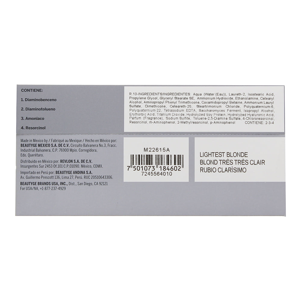 Revlon Revlonissimo Colorsmetique 10 Lightest Blonde Hair Colour 60ml
