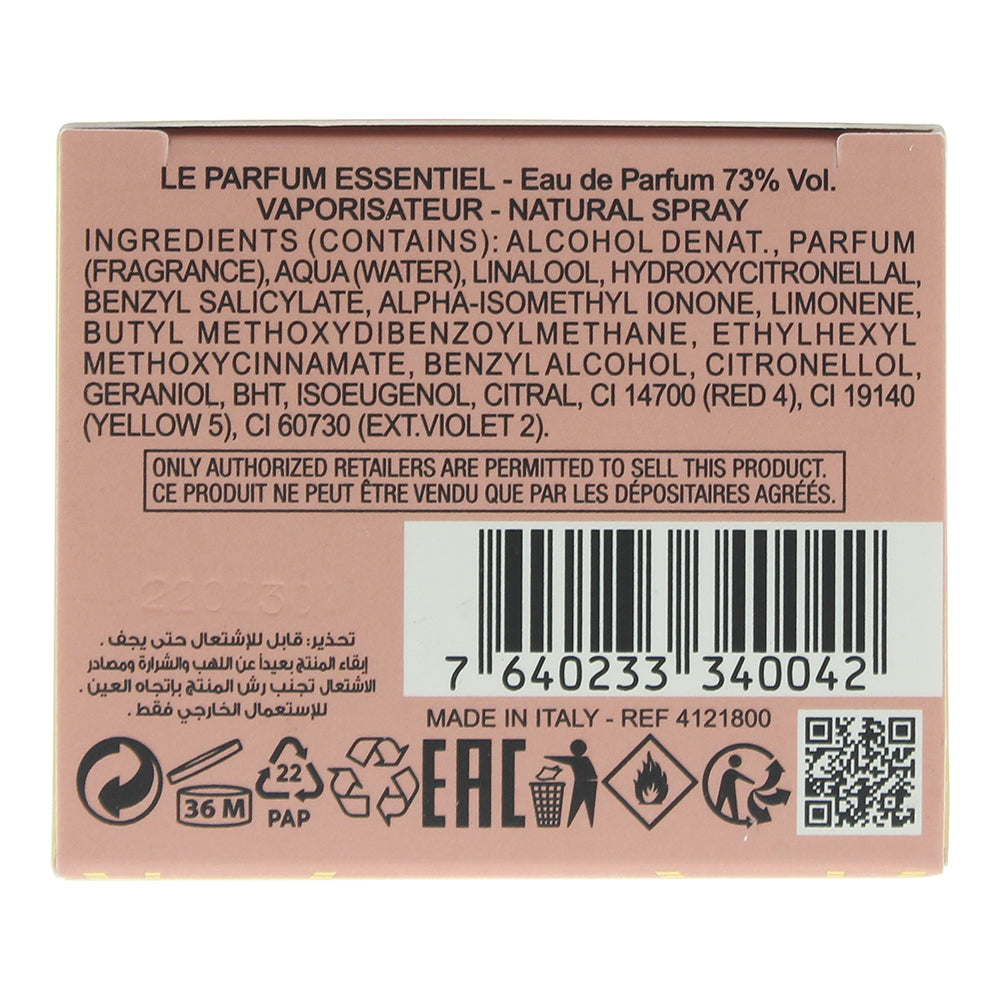 Elie Saab Le Parfum Essentiel Eau de Parfum 30ml - Ingredients