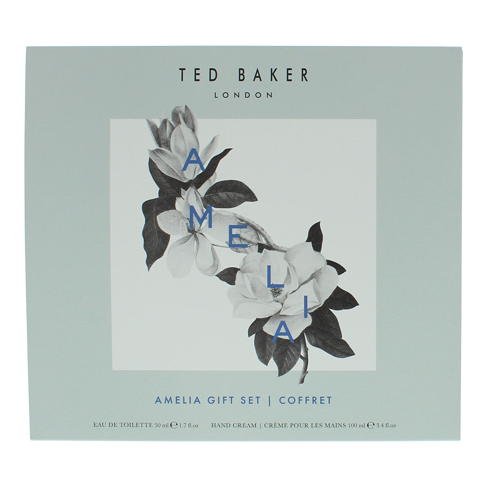 Ted Baker Amelia 2 Piece Gift Set: Eau de Toilette 50ml - Hand Cream 100ml - Box