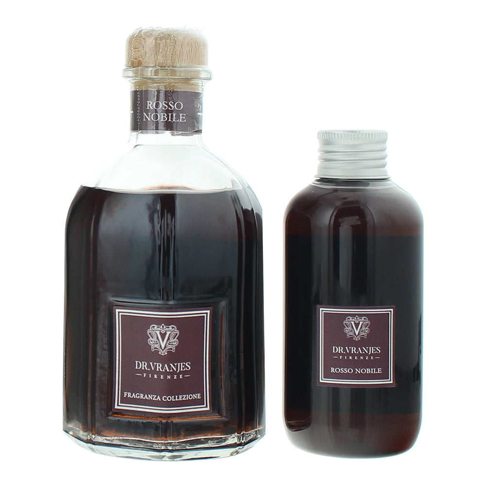 Dr. Vranjes Firenze Rosso Nobile 2 Piece Gift Set: Diffuser 250ml - Diffuser Ref - Product