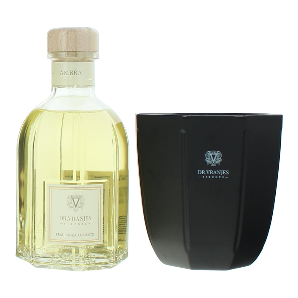 Dr. Vranjes Firenze Ambra 2 Piece Gift Set: Diffuser 500ml - Candle 500g - Product