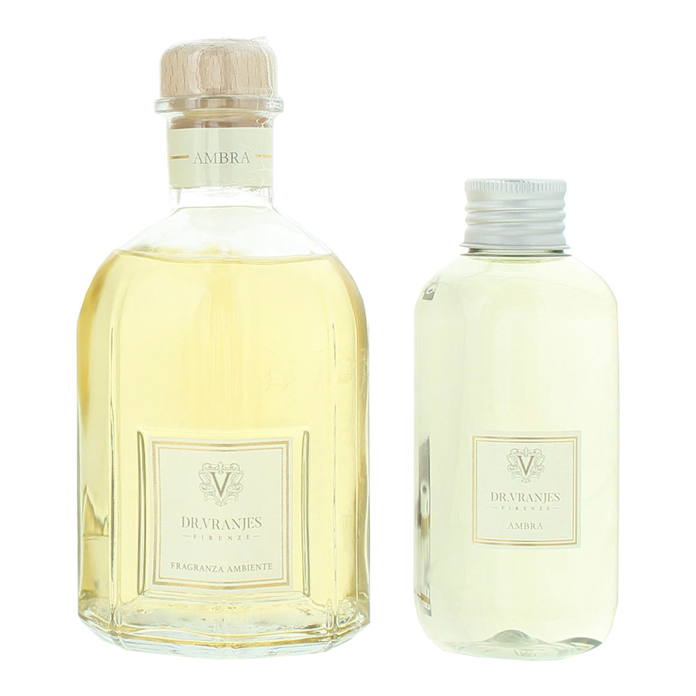 Dr. Vranjes Firenze Ambra 2 Piece Gift Set: Diffuser 250ml - Diffuser Refill 150 - Product