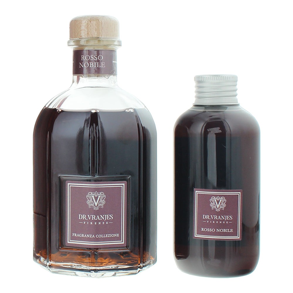 Dr. Vranjes Firenze Rosso Nobile 2 Piece Gift Set: Diffuser 250ml - Diffuser Ref - Product