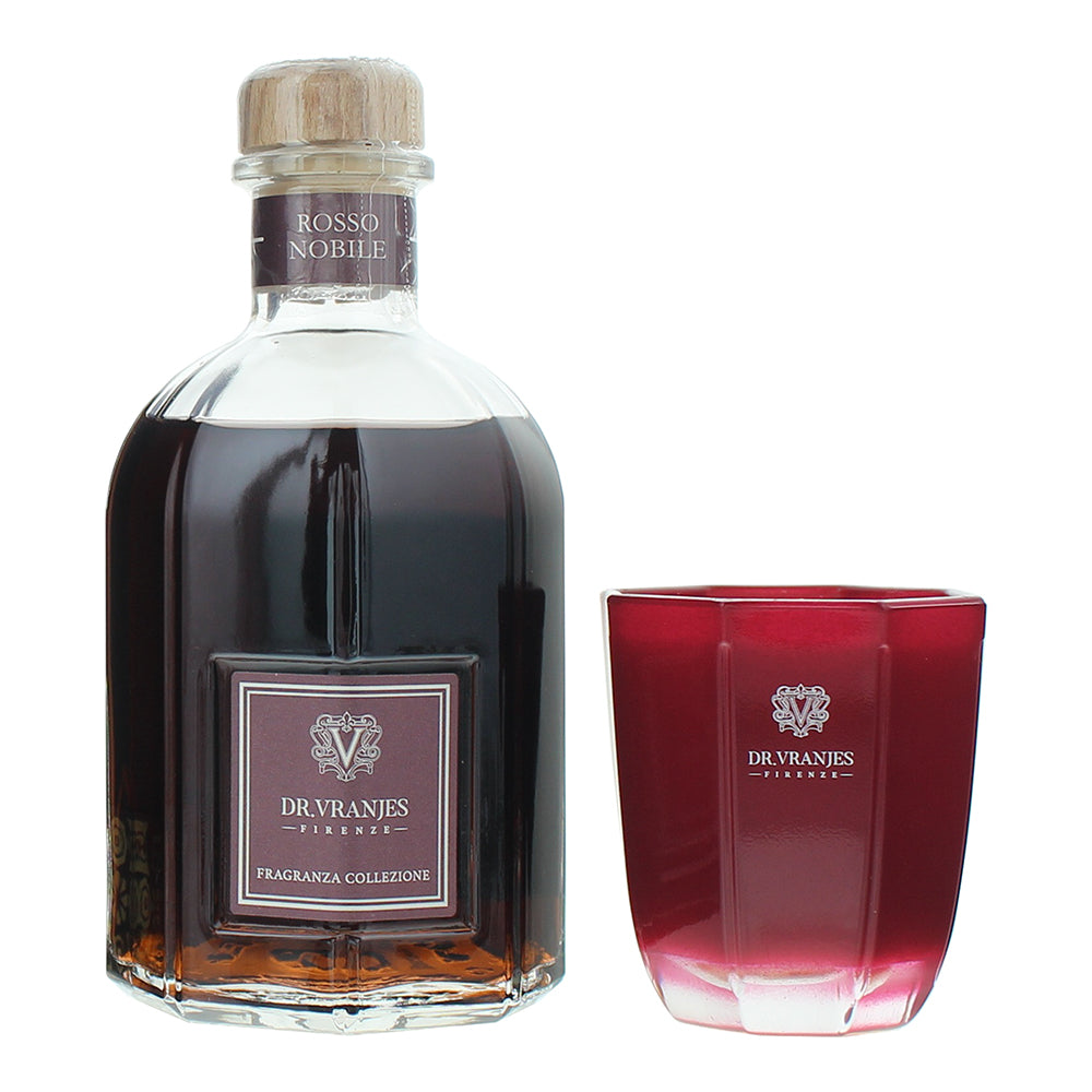 Dr. Vranjes Firenze Rosso Nobile 2 Piece Gift Set: Diffuser 250ml - Candle 80g - Product