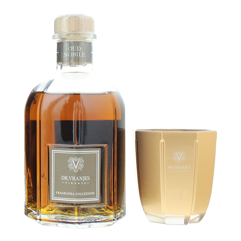 Dr. Vranjes Firenze Oud Nobile 2 Piece Gift Set: Diffuser 250ml - Candle 80g - Product