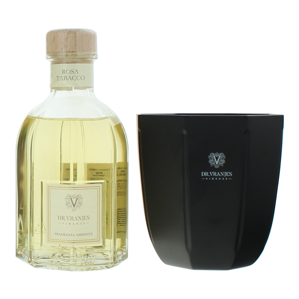Dr. Vranjes Firenze Rosa Tabacco 2 Piece Gift Set: Diffuser 500ml - Candle 500g - Product