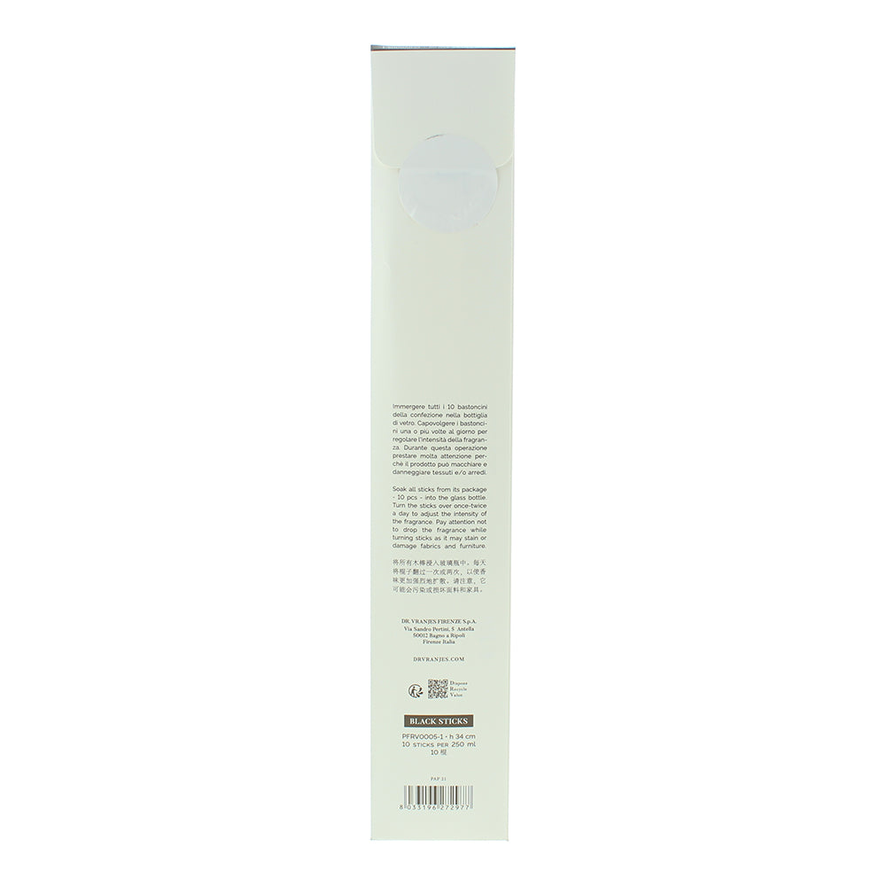 Dr. Vranjes Firenze Black Rattan Sticks For 250ml Diffuser