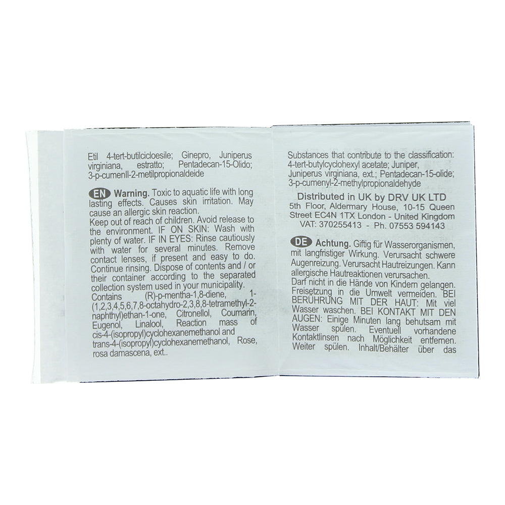 Dr. Vranjes Firenze Rosa Tabacco Refill Car Diffuser