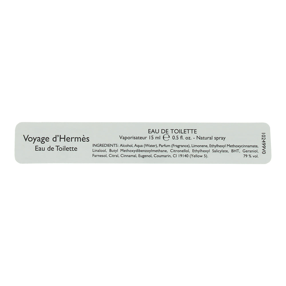 Hermès Voyage D'hermès Eau de Toilette 15ml