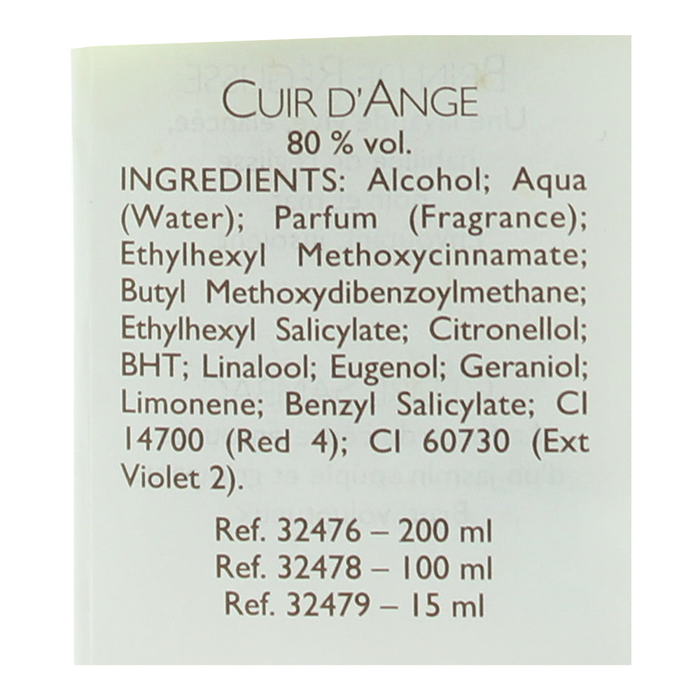 Hermès Hermessence Cuir D'ange Eau de Toilette 100ml