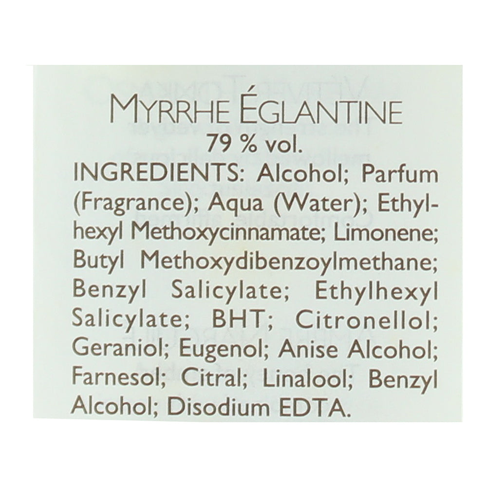 Hermès Hermessence Myrrhe Eglantine Eau de Toilette 100ml
